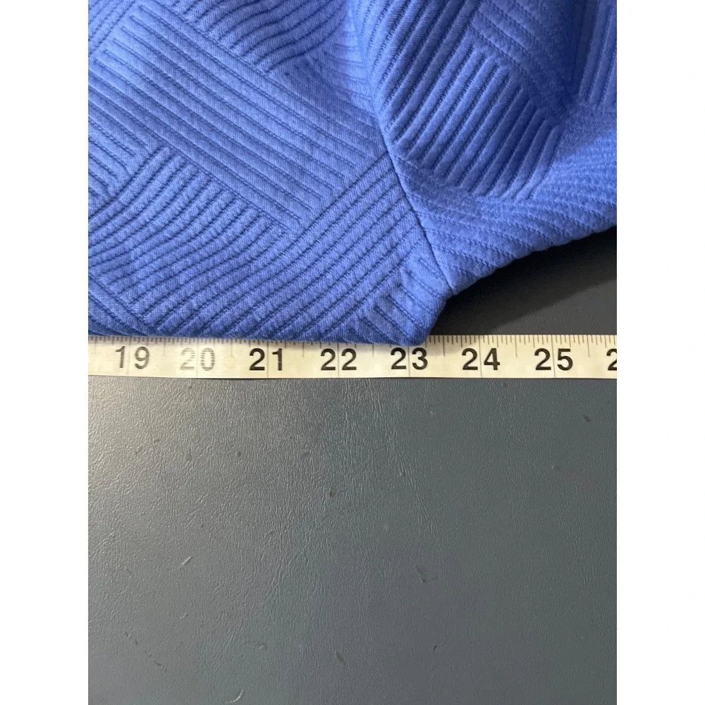 T By Talbots Womens Blue Mock Neck Pullover L